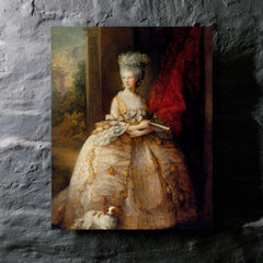 Charlotte of Mecklenburg-Strelitz metal print mockup