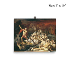 Charon Carries Souls Across the River Styx by Alexander Litovchenko poster 4