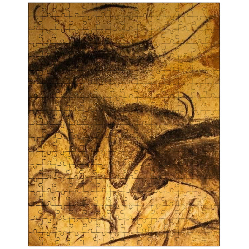 Chauvet-Pont-d'Arc Cave Paintings, France - 36000 Years Old jigsaw puzzle