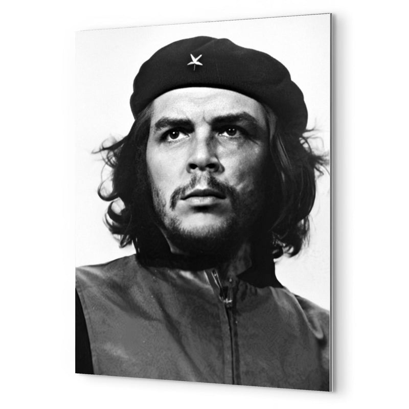 Che Guevara metal print mockup