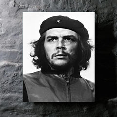Che Guevara metal print mockup