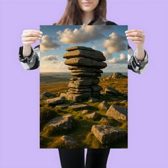 Cheesewring Bodmin Moor England poster 3