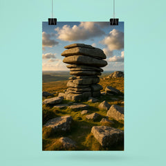 Cheesewring Bodmin Moor England poster 6