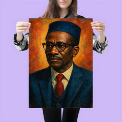 Cheikh Anta Diop scholarly portrait poster 3