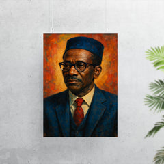 Cheikh Anta Diop scholarly portrait poster 7