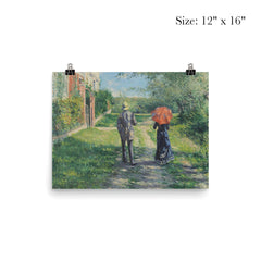 Chemin Montant by Gustave Caillebotte poster 3