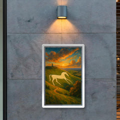 Cherhill White Horse England poster 2