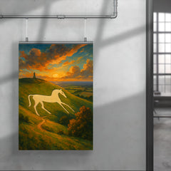 Cherhill White Horse England poster 4
