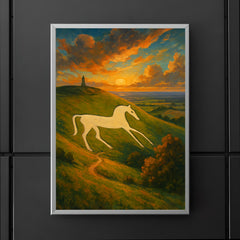 Cherhill White Horse England poster 5