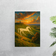 Cherhill White Horse England poster 7
