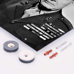 Chesty Puller metal print mockup