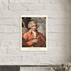 Chevalier de Saint-Georges metal print mockup