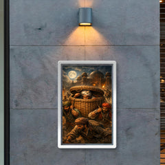 Chhatrapati Shivaji escaping Agra in baskets poster 2