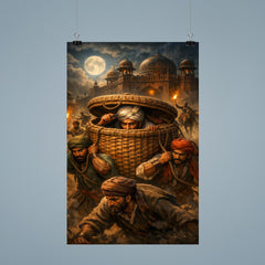 Chhatrapati Shivaji escaping Agra in baskets poster 9