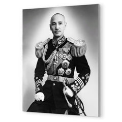 Chiang Kai-shek metal print mockup