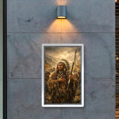 Chief Joseph surrender speech in autumn rain poster 2