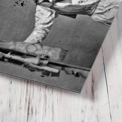 Chief Little Crow metal print mockup