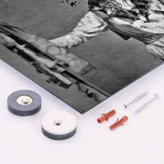 Chief Little Crow metal print mockup