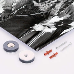 Chief Quanah Parker metal print mockup