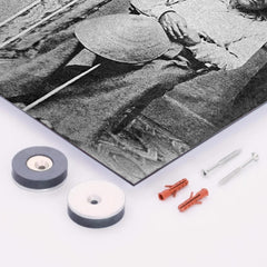 Chief Seattle metal print mockup