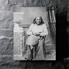 Chief Seattle metal print mockup