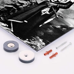 Chief Standing Bear metal print mockup