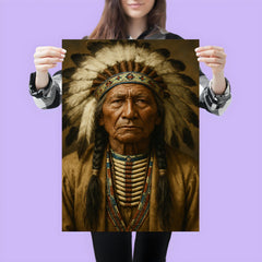 Chief Standing Bear portrait poster 3