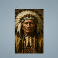 Chief Standing Bear portrait poster 9