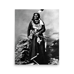 Chief Standing Bear poster on a plain backdrop in size 16"x20".