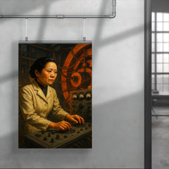 Chien Shiung Wu at cyclotron controls poster 4