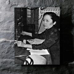 Chien-Shiung Wu metal print mockup