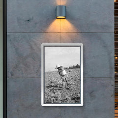 Child of impoverished tenant family working on farm, Alabama by Dorothea Lange poster 2