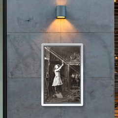 Child Trying to Cut a Sun Beam, 1886 poster 2