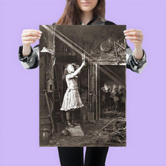 Child Trying to Cut a Sun Beam, 1886 poster 3