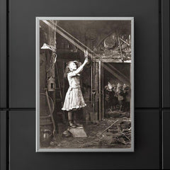 Child Trying to Cut a Sun Beam, 1886 poster 5
