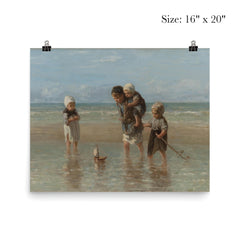 Children of the Sea by Jozef Israels poster 2