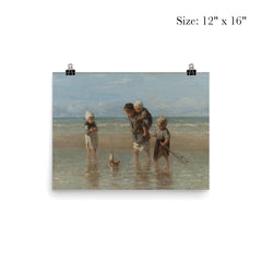 Children of the Sea by Jozef Israels poster 3