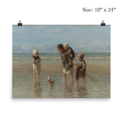 Children of the Sea by Jozef Israels poster 5