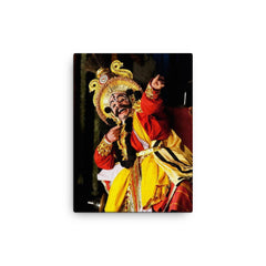 Chittani Ramachandra Hegde canvas print on a plain backdrop in size 12"x16".