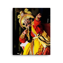 Chittani Ramachandra Hegde canvas print on a plain backdrop in size 16"x20".