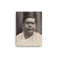 Chittaranjan Das canvas print on a plain backdrop in size 12"x16".