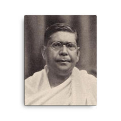 Chittaranjan Das canvas print on a plain backdrop in size 16"x20".