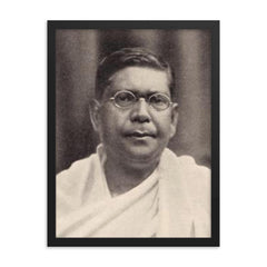 Chittaranjan Das framed print on a plain backdrop in size 18"x24".