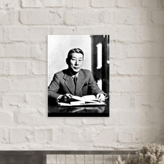 Chiune Sugihara metal print mockup