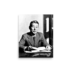 Chiune Sugihara poster on a plain backdrop in size 8"x10".