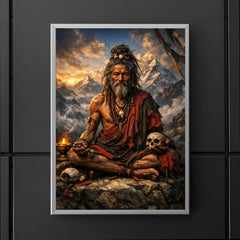 Chögyam Trungpa style avoided ancient Kagyu yogi poster 5