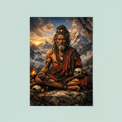 Chögyam Trungpa style avoided ancient Kagyu yogi poster 8