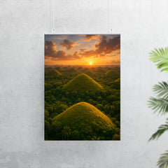Chocolate Hills Bohol Philippines poster 7