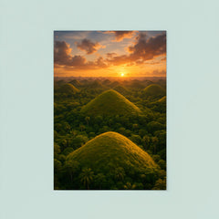 Chocolate Hills Bohol Philippines poster 8