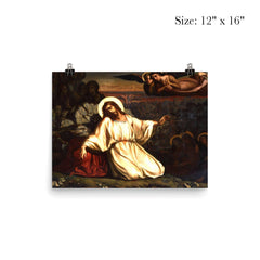 Christ in the Garden of Gethsemane by Louis Janmot, 1840 poster 3